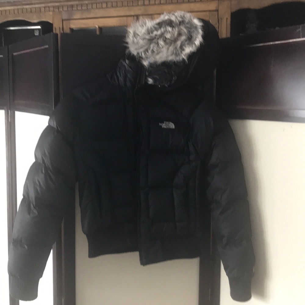 Black Puff North Face